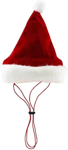 Vista 8 de Huxley & Kent Sombrero para mascotas Cornamenta roja Fairisle (pequeña) Accesorio festivo de Navidad para perros/gatos Sombrero de vacaciones