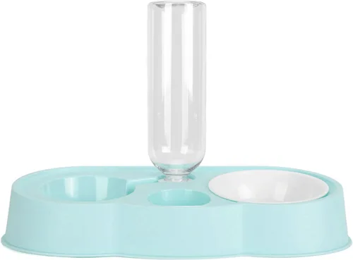Vista 6 de Dispensador de agua para cachorros, alimentador automático doble para gatos, dispensador de agua para mascotas, dispensador de agua para gatos
