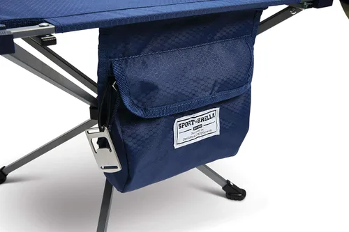 Vista 5 de Sport-Brella SunSoul - Mesa plegable portátil para campamento al aire libre, picnic, portones traseros y playa azul marino