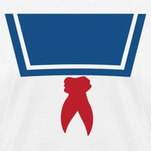 Vista 2 de Spreadshirt Stay Puft - Disfraz de hombre malvavisco camiseta para mujer disfraz de Halloween para mujer