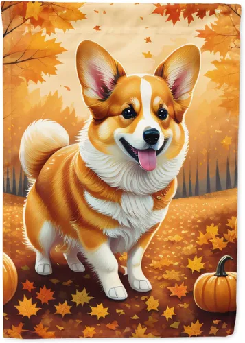 Vista 17 de Caroline's Treasures DAC1001GF Affenpinscher - Bandera decorativa para jardín de otoño, decoración para patio exterior, patio, parterres
