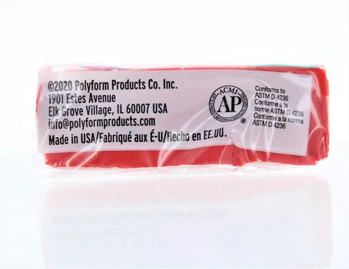 Vista 6 de Sculpey Iii arcilla polimérica 2oz-rojo rojo intenso
