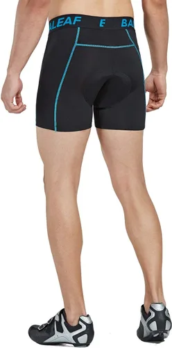 Vista 13 de baleaf Pantalones cortos de ciclismo acolchados 3D para hombre, ropa interior de ciclismo MTB Liner