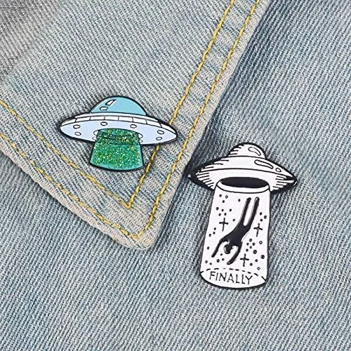 Vista 5 de Flairs New York - Broche de solapa esmaltado hecho a mano, Finalmente me llevó