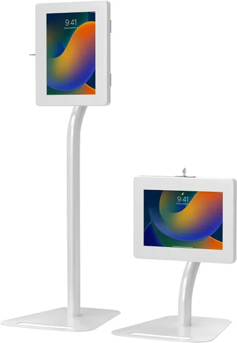 Vista 9 de CTA Digital Quiosco de seguridad de piso a escritorio - Quiosco de seguridad CTA Premium con altura ajustable para iPad Air 11" M2 (2024) - Pro 11
