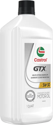 Vista 8 de Castrol 60017 GTX High Mileage 5W-20 aceite de motor sintético mezclado, Ultraclean