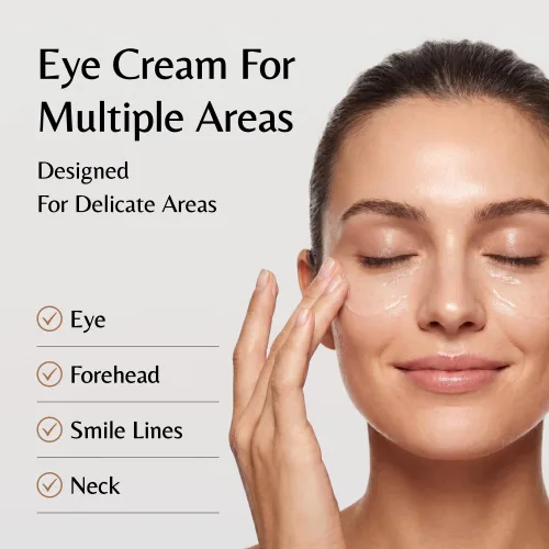 Vista 6 de GD11 Premium RX Crema de ojos revitalizante con masajeador de metal Crema antienvejecimiento y antiarrugas que reafirma y levanta el área