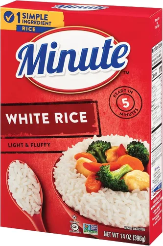 Vista 8 de Arroz blanco Minute, arroz blanco instantáneo para cenas rápidas, caja de 14 onzas