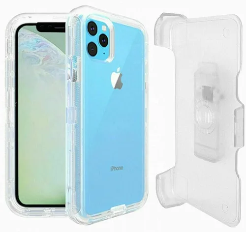 Vista 15 de Defender - Funda protectora compatible con iPhone 12 Pro Max, funda híbrida a prueba de golpes, diseño de doble capa, cubierta dura diseñada
