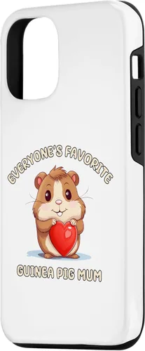 Vista 2 de iPhone 15 Funny Everyone's Favorite Guinea Pig Mum Mom Case