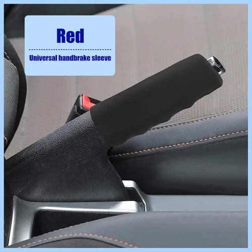 Vista 3 de cueclue 1 funda para freno de mano para automóvil, 4.8 x 1.65 x 1.41 pulgadas, cubierta protectora antideslizante para freno de estacionamiento