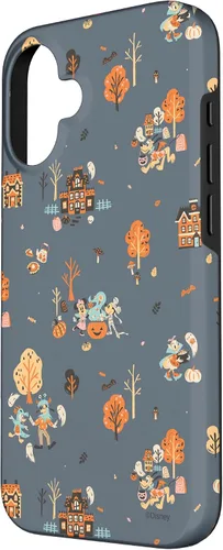 Vista 2 de iPhone 16 Disney Mickey Mouse & Pals Spooky Cute Halloween Scenes Case
