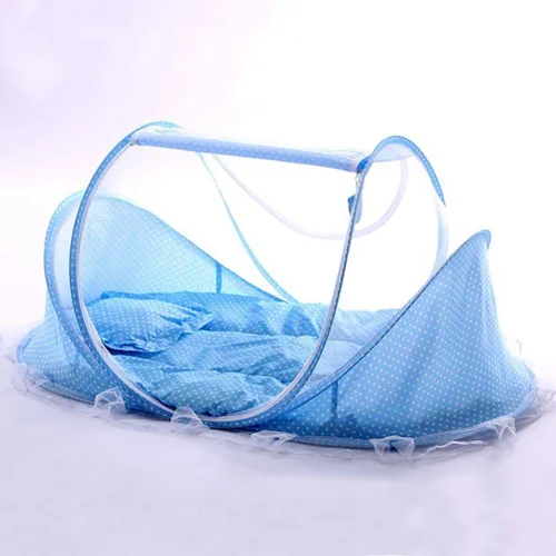 Vista 8 de Red para cama de bebé, portátil plegable de poliéster para cuna de bebé, tienda de campaña para dormir recién nacido, cama de viaje