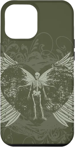 Vista 26 de Y2K Grunge Aesthetic Alt Goth Fairy Skeleton Wings Case for iPhone 17