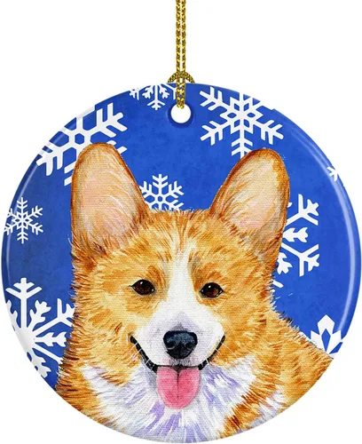 Vista 199 de Caroline's Treasures Cavalier Spaniel - Adorno de cerámica para colgar en el árbol de Navidad, para el hogar, Navidad, fiestas, regalo, 3 pulgadas