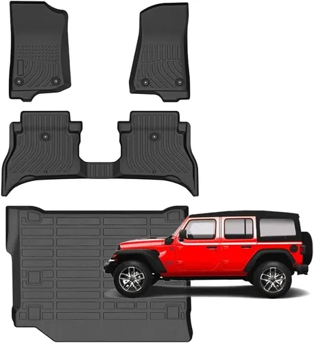 Vista 47 de Alfombrillas para Jeep Compass 2007-2016/2007-2016 Jeep Patriot/Dodge Caliber 2007-2012 para todo tipo de clima con forro de carga para automóvil