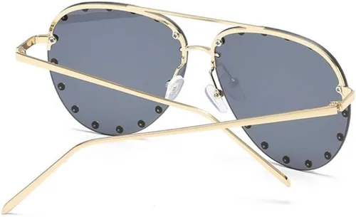 Vista 2 de Chezi Gafas de sol de aviador sin montura
