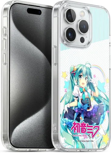 Vista 217 de Head Case Designs Licencia Oficial Hatsune Miku Gráficos Lindos Carcasa de Gel [Protección de Grado Militar] Compatible con Apple iPhone 7