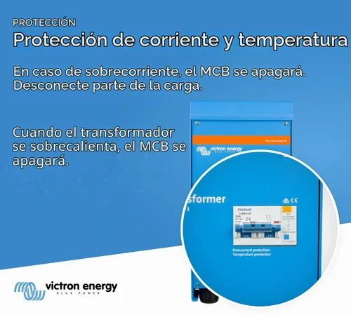 Vista 4 de Victron Energy Autotransformador 120/240V AC y 32 amperios