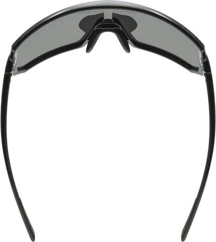 Vista 6 de uvex Gafas de sol deportivas antivaho para senderismo/correr/ciclismo con protección UV, para mujeres y hombres, sportstyle 235, Negro / Plateado