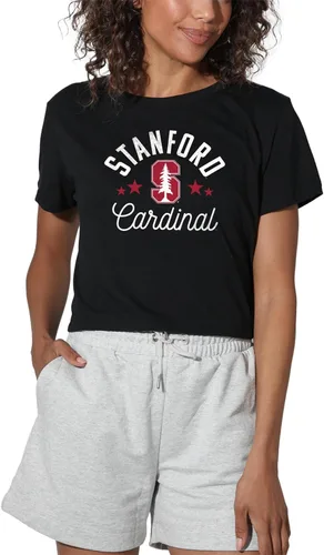 Vista 198 de Colección oficial de camisetas con diseño de mascota desgastada para mujer, color negro Grizzlies del estado de Adams