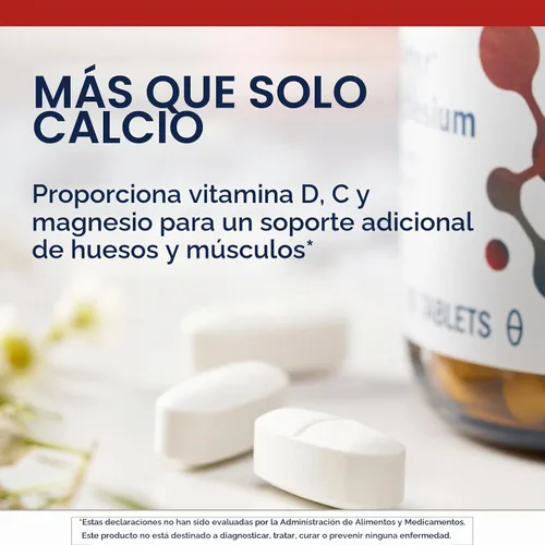 Vista 3 de Metagenics Bone Builder con tabletas de magnesio con calcio, fósforo y vitamina D para ayudar a mantener una densidad ósea saludable - 90 tabletas