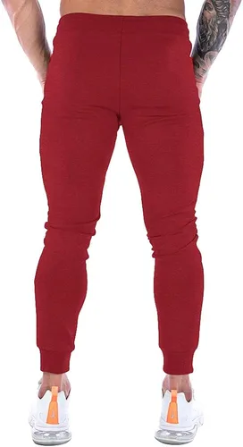 Vista 3 de Wangdo Pantalones deportivos ajustados para hombre pantalones de entrenamiento para gimnasio pantalones deportivos cónicos pantalones deportivos