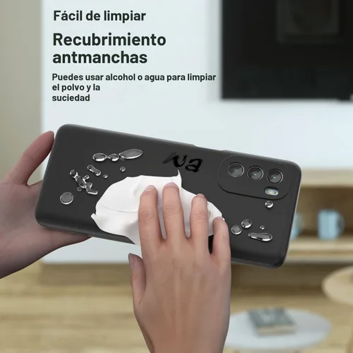 Vista 6 de Funda para Moto G Stylus 5G 2022 (no para versión 4G), silicona líquida suave protectora y forro de microfibra antiarañazos, a prueba de golpes Negro