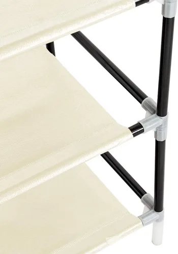 Vista 8 de Zapatero de 10 capas de tela no tejida con cubierta a prueba de polvo, armario organizador de zapatos (34 x 11 1/8 x 60 7/8)" / (86 x 28 x 158) cm