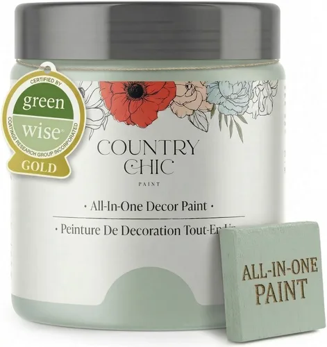 Vista 43 de Country Chic - Pintura a la tiza todo en uno para muebles y armarios, ecológica, acabado mate, con primer y sellador, para madera y metal, Alchemist