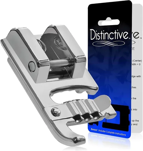 Vista 14 de Distinctive 1 – 4 (cuarto de pulgada) Quilting máquina de coser prensatelas para guía de borde con – Compatible con todos los vástagos Snap-On