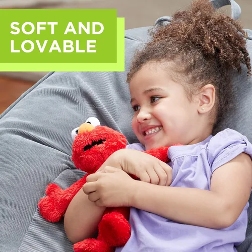 Vista 3 de Sesame Street Mini muñeca de Elmo de peluche: juguete Elmo de 10 pulgadas para niños pequeños y preescolares, juguete para niños de 1 año en adelante