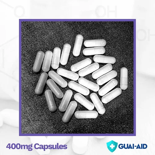 Vista 3 de GUAI-AID® 100 Cápsulas de gelatina de guaifenesina ultra pura de 400