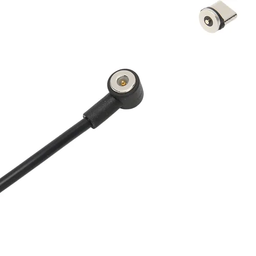 Vista 6 de Cable de carga para PS5, cable de datos tipo C de 2.6 pies, cable de carga magnético dual de 90 grados tipo C 2 en 1 para PS VR2 para interruptor
