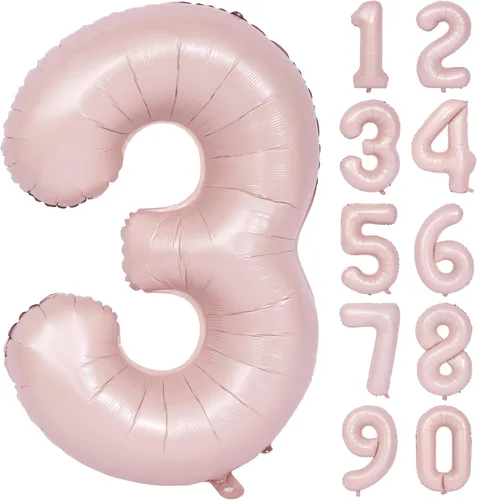 Vista 83 de Globos de 40 pulgadas con números de caramelo, papel de aluminio de helio, globos de látex de Mylar para fiesta de cumpleaños, decoración digital 0