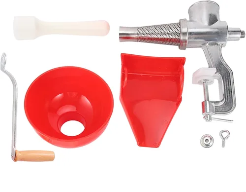 Vista 6 de Exprimidor manual grueso de aleación de aluminio para fruta tomate limón naranja verduras herramienta de cocina
