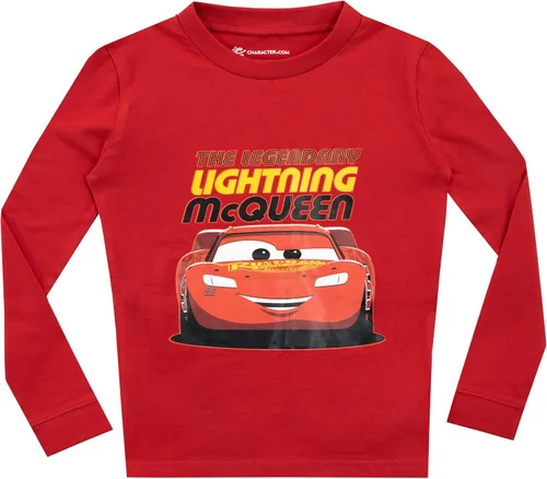 Vista 2 de Disney Pijamas de autos para niños Rojo