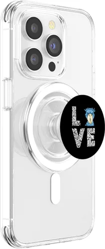 Vista 3 de Shoebill Love Leopard African Stork Bird Lover Shoebill Bird PopSockets MagSafe PopGrip para iPhone