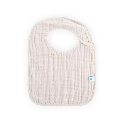 Vista 4 de Little Unicorn Paquete de 3 baberos clásicos de alta calidad, ajustable a medida que crece el bebé, tela suave en la piel, ideal para los que comen