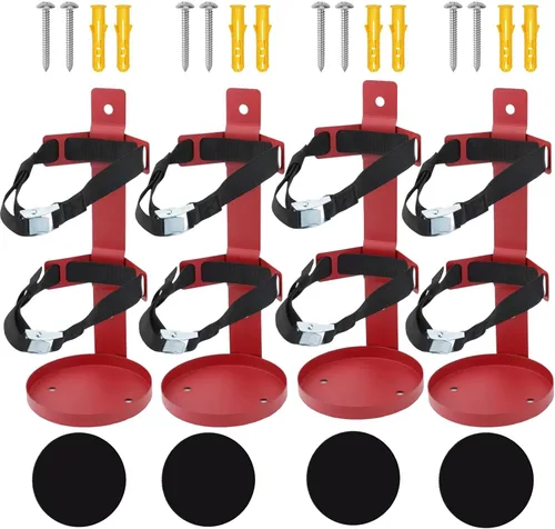 Vista 8 de Fire Extinguisher Mount,Metal Bracket Black1pcs