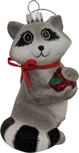 Vista 8 de Christmas By Krebs Adornos coleccionables de vidrio soplado para árbol (loro pirata de 4 3/4 pulgadas)
