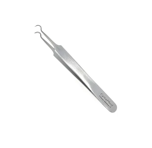 Vista 11 de Pinzas para puntos negros, extractor de comedia quirúrgica y astillas con punta de acero curvada profesional. Herramienta ideal para eliminar