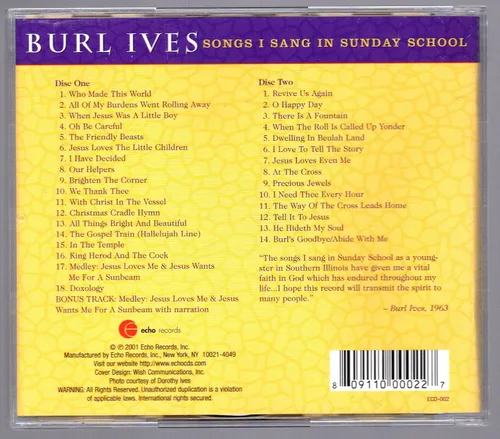 Vista 2 de Songs I Sang in Sunday School
