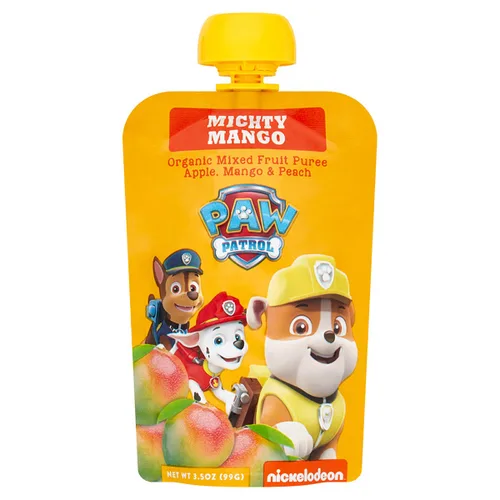 Vista 7 de Paw Patrol Bold Blueberry Organic Mixed Fruit Squeeze Pouch 3.5 oz (paquete de 10)