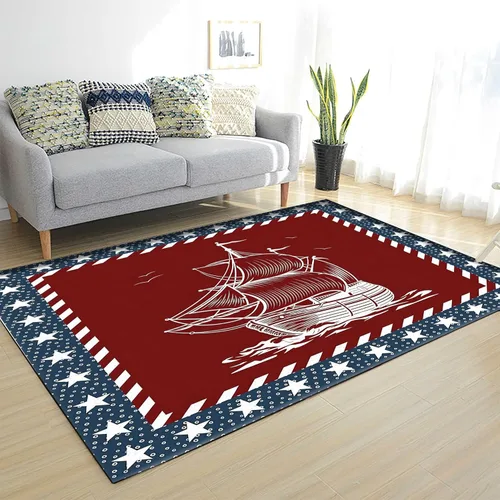 Vista 19 de Alfombra moderna y contemporánea con bandera estadounidense para interiores, 3 x 4 pies, alfombra antideslizante con temática de camuflaje verde