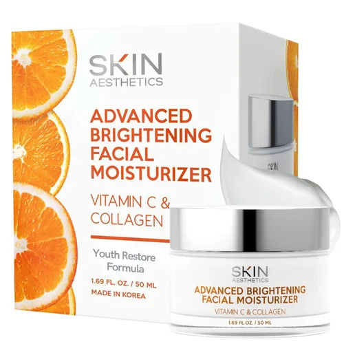Vista 8 de Skin Aesthetics Hidratante facial con ácido hialurónico y colágeno, antienvejecimiento, ultra hidratante, líneas finas y arrugas, cuidado de la piel