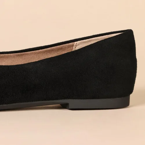 Vista 2 de Tienda Essentials Zapatos planos de ballet cómodos con punta cuadrada para mujer