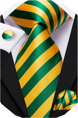 Vista 114 de Dubulle Corbata tejida de cachemira para hombre y gemelos de pañuelo para hombre, conjunto de gemelos para boda formal y negocios