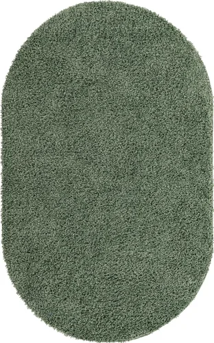 Vista 269 de Unique Loom Colección Davos Shag - Alfombra Lino