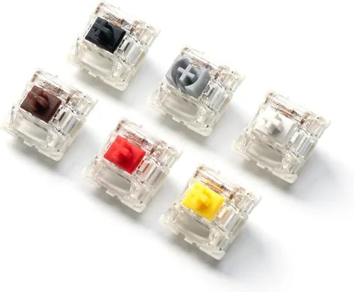 Vista 7 de Glacier G Pro versión 3.0 pre-lubricado 5 pines (105 piezas) juego para teclado mecánico con tapas de tecla/interruptores gratis extractor incluido